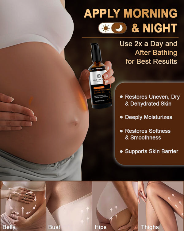 100% Natural Pregnancy Oil for Stretch Marks and Scars