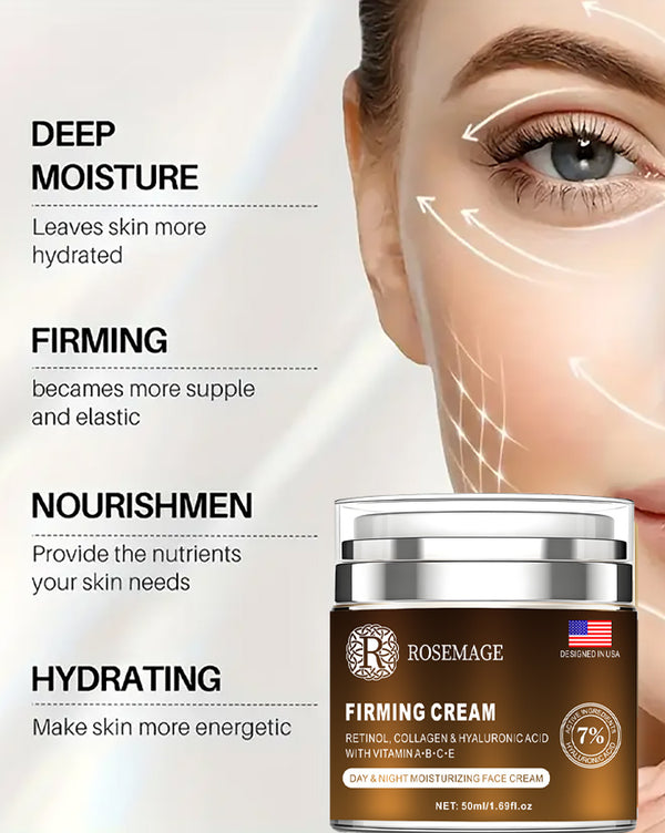 Retinol Collagen & Hyaluronic Acid Anti-Aging & Wrinkle Moisturizer Firming Face Cream