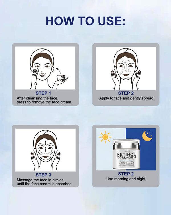 Retinol Collagen Cream Firming & Moisturizing Face Cream